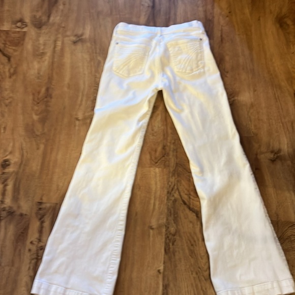 7 for all mankind size 28 Women's White Flared Jeans - Picture 6 of 7